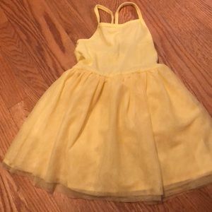 Yellow tutu dress